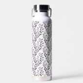 Bouteille D'eau Modern Boho Floral Pattern Plum White (Avant)