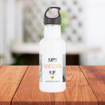 Bouteille D'eau Modern Collage Photo Bon thanksgiving Maman<br><div class="desc">Célébrez la gratitude et gardez maman hydratée avec ce Bon thanksgiving Maman Bouteille d'eau. Conçu avec un message festif de maman Bon thanksgiving, cette bouteille en acier inoxydable peut être customisée avec les noms de vos enfants pour créer un cadeau de vacances réfléchi et pratique. Légère et durable, cette bouteille...</div>