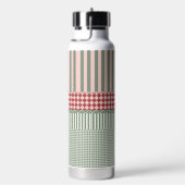 Bouteille D'eau Modern Green Pattern Personalized Water Bottle (Évier)