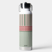 Bouteille D'eau Modern Green Pattern Personalized Water Bottle (Salle de sport)