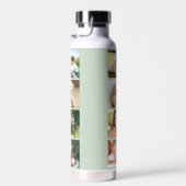 Bouteille D'eau Modern Love 10 Photo Collage Sage Green (Plage)