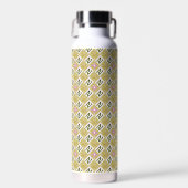 Bouteille D'eau Modern Olive & Magenta Geometric Tribal Pattern (Avant)