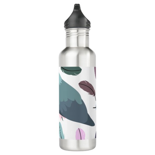 Bouteille D'eau Modern Parrots Tropical Pattern  (Droite)