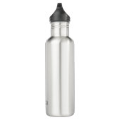 Bouteille D'eau Modern Simple Monogram nom personnalisé personnali (Droite)