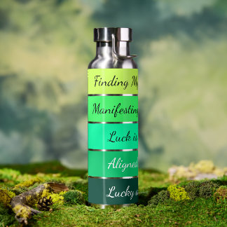 Bouteille D'eau Modern St. Patrick’s Day Gradient