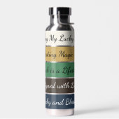 Bouteille D'eau Modern St. Patrick’s Day Gradient (Gauche)