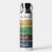 Bouteille D'eau Modern St. Patrick’s Day Gradient (Arrière)