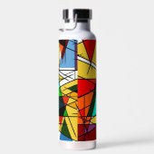 Bouteille D'eau Modern Triangle Colorful Geometric  (Plage)