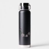Bouteille D'eau Moderne Chic Floral (Arrière)