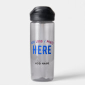 BOUTEILLE D'EAU MODERNE MODERNE ASH PERSONNALISABLE VÉRIFIÉ (Arrière)