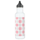 Bouteille d'eau moderne rose et gris Motif (Droite)