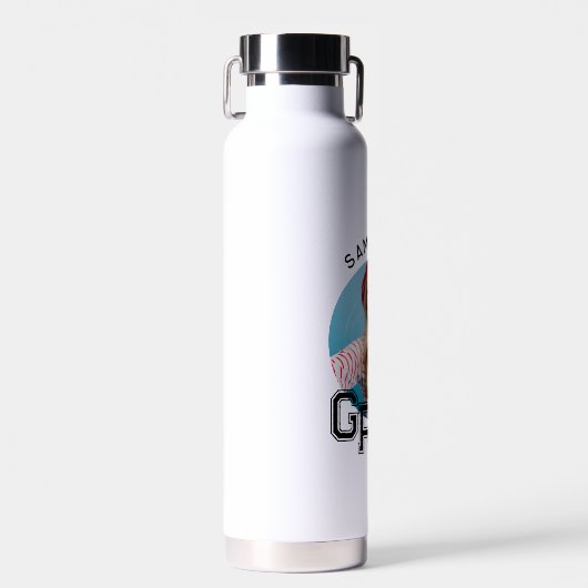 Bouteille D'eau Moderne Simple High School - Photo Graduation (Avant)