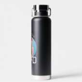 Bouteille D'eau Moderne Simple High School - Photo Graduation (Arrière)