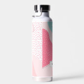 Bouteille D'eau Moderne tendance Pastel Abstrait Personnalisé (Plage)