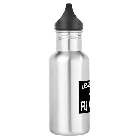 Bouteille D'eau Moins De Dépenses Plus D'Argent FU (Gauche)