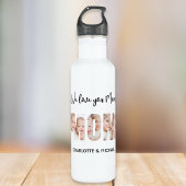 Bouteille D'eau Mom 3 Photos Cutout Letters