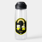 Bouteille D'eau Moms De Jumeaux Fraternels (Arrière)
