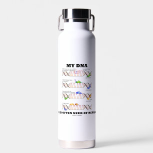 Bouteille D'eau Mon ADN A Souvent Besoin De Réparer Un Humour D'AD