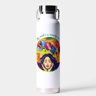 Bouteille D'eau Mon esprit est un spectacle comique