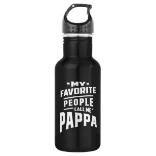 Bouteille D'eau Mon peuple favori m'appelle Pappa - Père grand-pèr