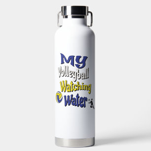 Bouteille D'eau Mon visionnage de volley-ball