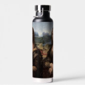 Bouteille D'eau Mona Lisa Portrait / Peinture (Plage)