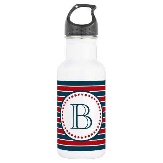 Bouteille D'eau Monogram design (Devant)