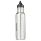 Bouteille D'eau Monogram Modern Simple Minimalist Plain (Droite)