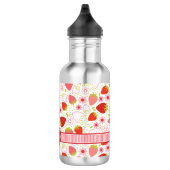 Bouteille D'eau Monogram Summer Strawberry Fruit Pattern (Droite)