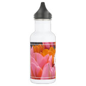 Bouteille d'eau Monogram Tulips rose et orange (Gauche)
