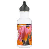 Bouteille d'eau Monogram Tulips rose et orange (Droite)