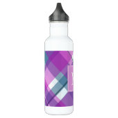 Bouteille D'eau Monogramme à plis violet clair (Gauche)