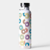 Bouteille D'eau Monogramme coloré Pastel Donuts & Sprinkings (Plage)