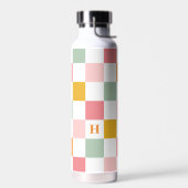 Bouteille D'eau Monogramme damier coloré (Gauche)