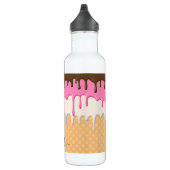 Bouteille D'eau Monogramme de cône de crème glacée à séchage mou (Droite)