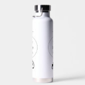 Bouteille D'eau Monogramme de grenouille tribale Wick (Plage)