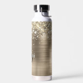 Bouteille D'eau Monogramme de Parties scintillant de glitterie d'h (Gauche)