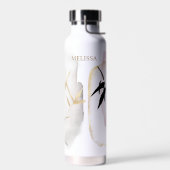 Bouteille D'eau monogramme en bambou double couleur (Gauche)