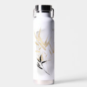 Bouteille D'eau monogramme en bambou double couleur (Avant)