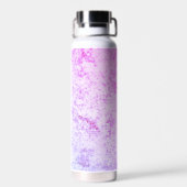 Bouteille D'eau Monogramme en marbre rose et violet (Arrière)