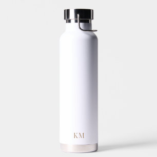 Bouteille D'eau Monogramme en or blanc