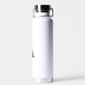 Bouteille D'eau Monogramme et nom personnalisés (Arrière)