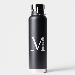 Bouteille D'eau Monogramme et nom personnalisés