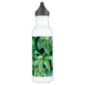 Bouteille D'eau Monogramme Feuille de raisin vert (Droite)