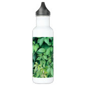 Bouteille D'eau Monogramme Feuille de raisin vert (Gauche)