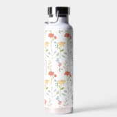 Bouteille D'eau Monogramme fleur sauvage Floral (Plage)