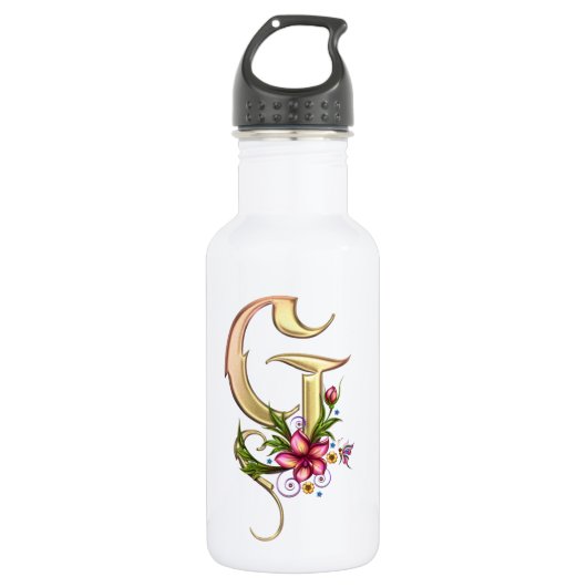 Bouteille D'eau Monogramme G 32 oz PBA GRATUIT (Devant)