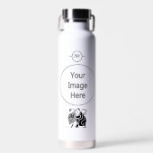 Bouteille D'eau Monogramme Hippo en colère (Avant)