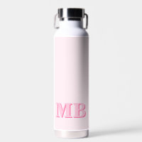 Monogramme initial minimaliste rose moderne