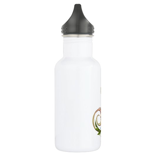 Bouteille D'eau Monogramme J 32 oz PBA GRATUIT (Gauche)